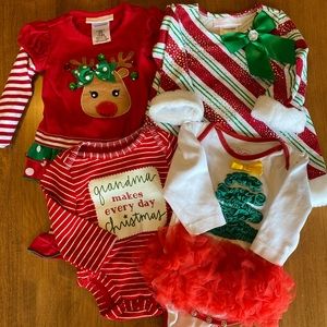 Baby Girl Christmas Lot